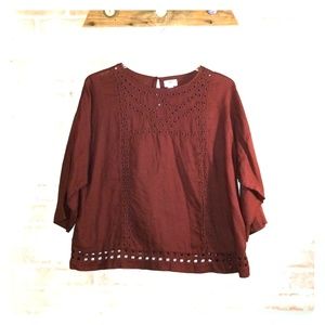 3/4 Sleeve Tunic Top